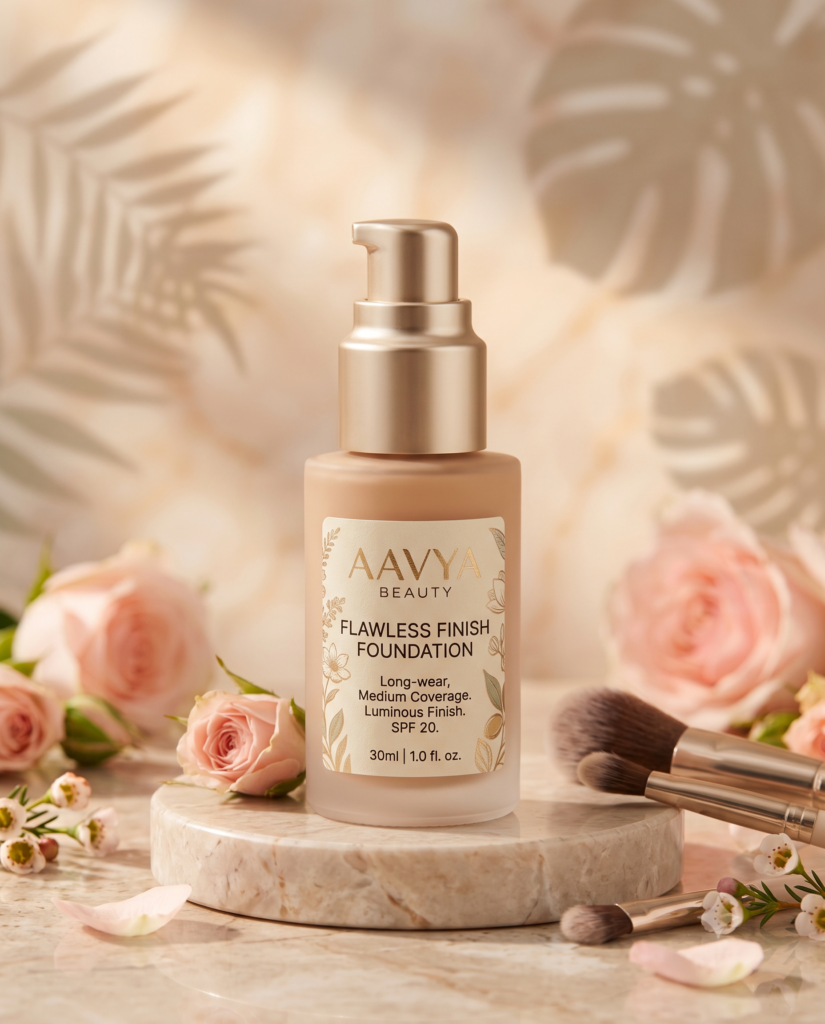 AAVYA BEAUTY FLAWLESS FINISH FOUNDATIO