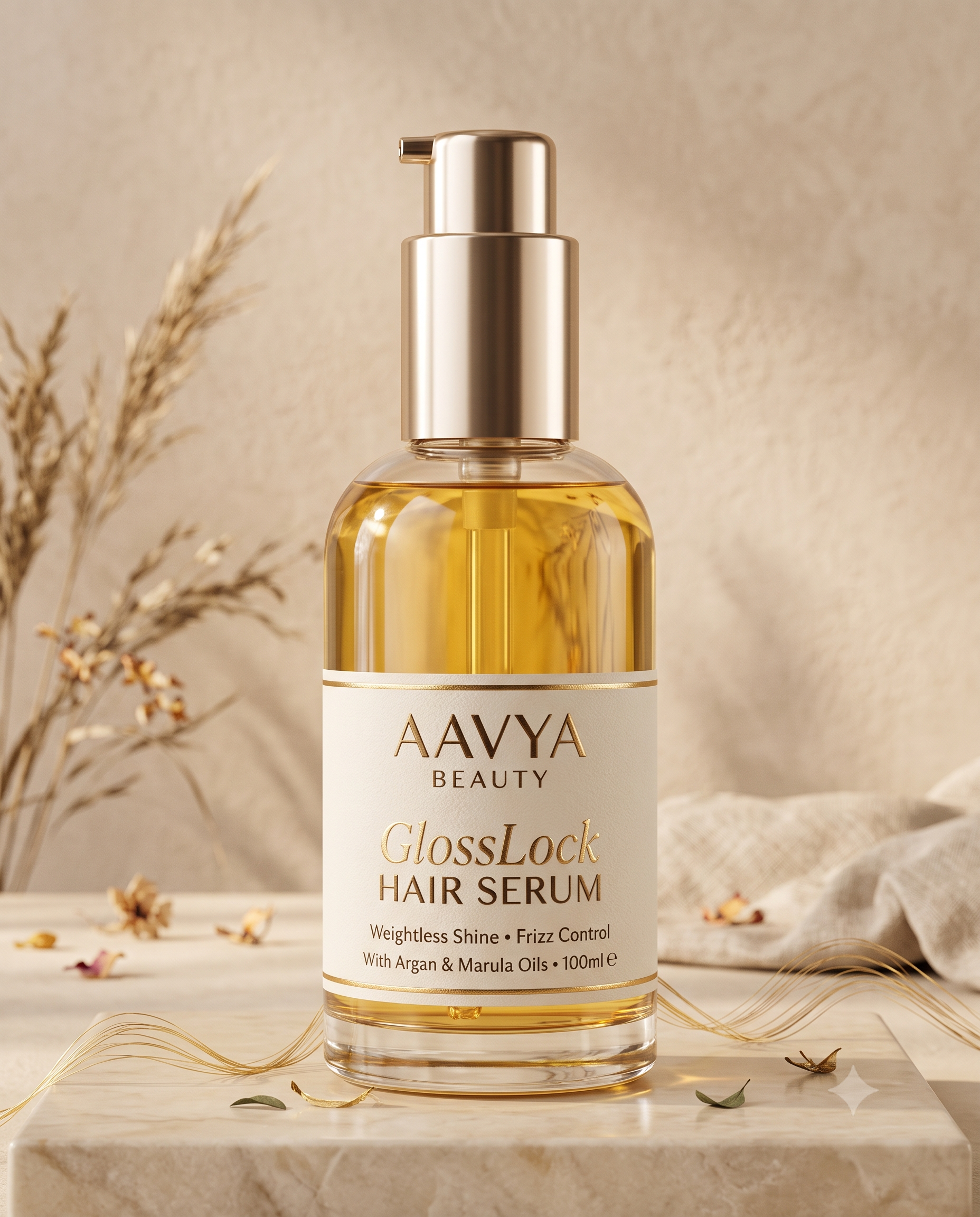 AAVYA BEAUTY GlossLock Hair Serum